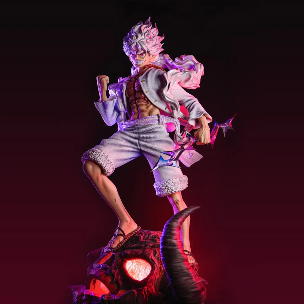 Gear 5 Luffy: LED Figure (38cm)