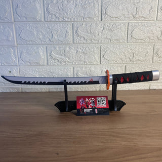 Tanjiro Katana – Rengoku Tsuba Edition (42 cm with Stand)