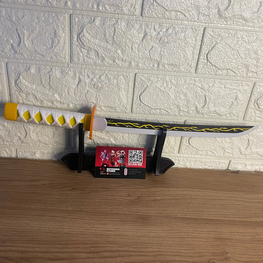 Zenitsu Katana – Thunder Breathing (42 cm with Stand)