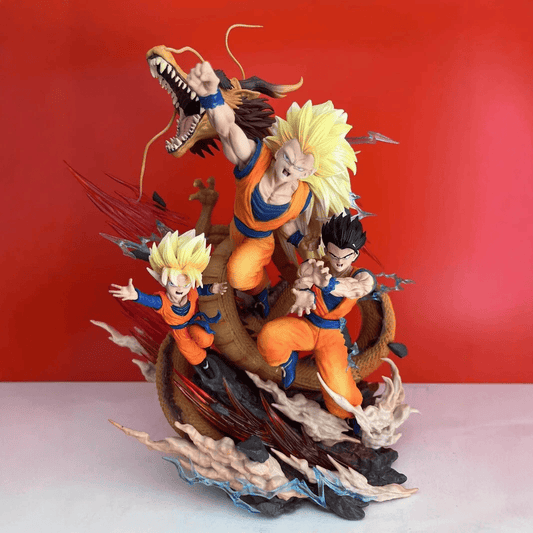 Super Saiyan 3 Goku-Gohan-Goten (28cm)