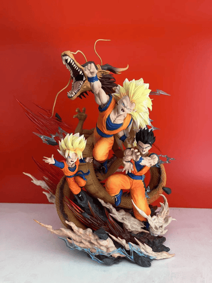 Super Saiyan 3 Goku-Gohan-Goten (28cm)