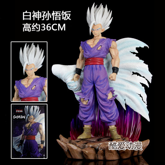 Gohan LED Statue – 36cm Super Saiyan Rage Mode