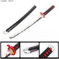 Tanjiro Katana – Rengoku Tsuba Edition (42 cm with Stand)